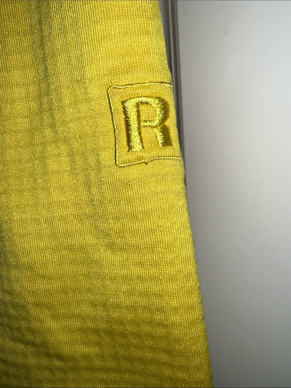 Patagonia Yellow Long-Sleeve Quarter Zip Waffle Pullover - Picture 4 of 6
